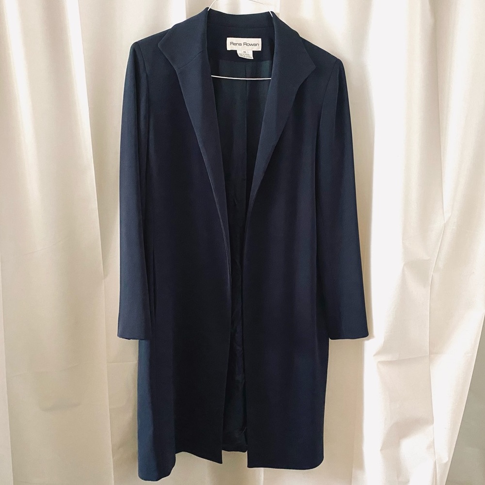 Rena Rowan Navy Open Coat
